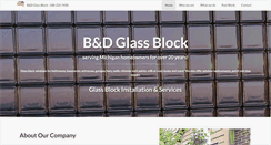 Desktop Screenshot of bdglassblock.com